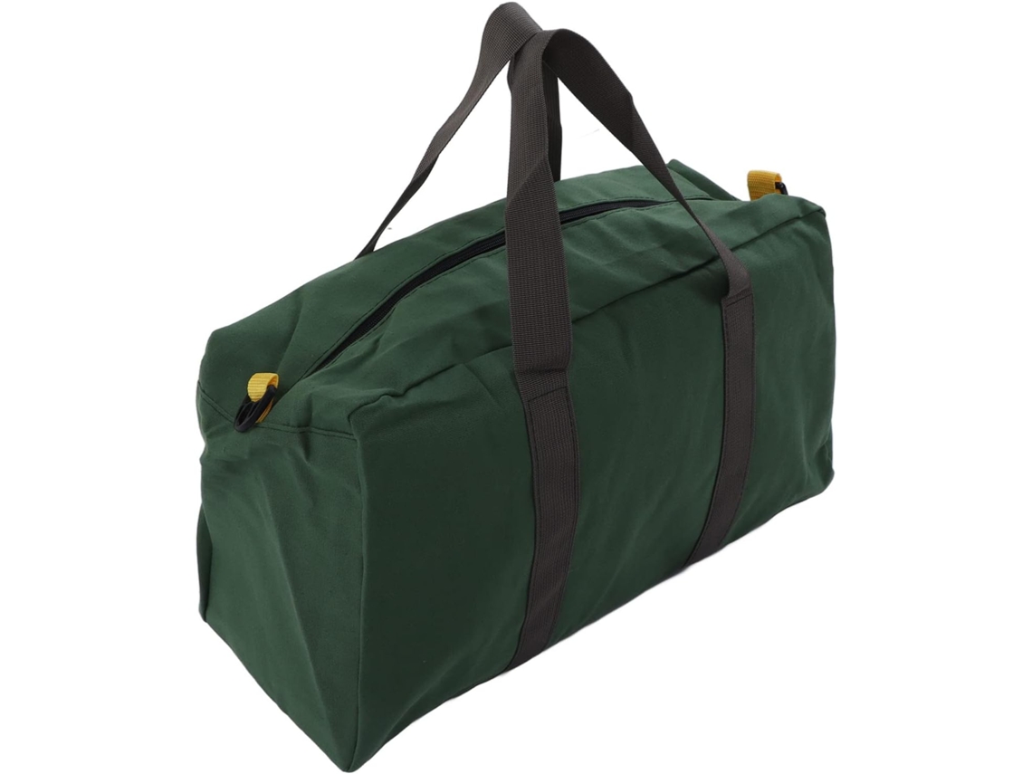 Bolsa de ferramentas manual em lona com abertura longa e grande capacidade, impermeável e portátil, ideal para trabalhos em...