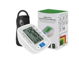 Aparelho Pressão Arterial Braço Voz Inglês Recarregável Usb-c Memória 2x99 Lcd Verde Fácil Operar Casa