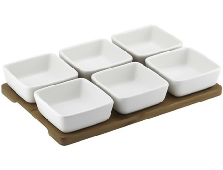 Conjunto 7 Tigelas LADELLE Entertainer White