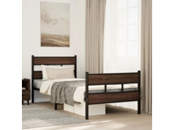 Vidaxl Cama Sem Colchão Com Cabeceira E Pés 100x200 Cm