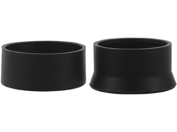 2 Pares De Oculares De Borracha Macia Para Microscópios E Telescópios, Pacote Com 2, Proteção Antirreflexo,