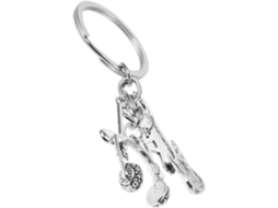 Chaveiro Bolsa Presente Nota Musical Polegadas Metal Chaveiros Ornamentos Práticos Para Casa Carro