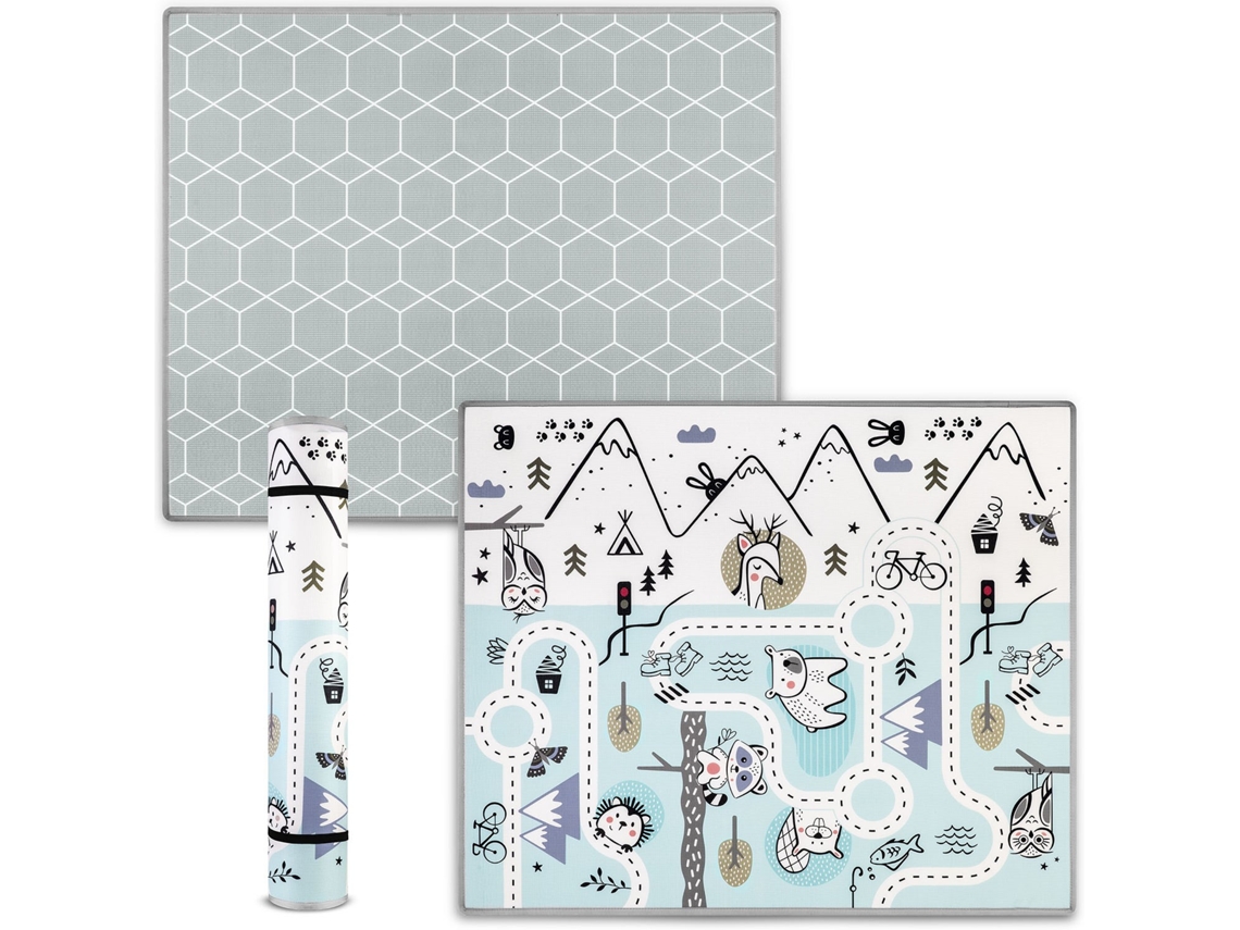 Colchonete Educativo de Espuma Enrolado 180 x 150 x 1,5 cm da Nukido NK-342