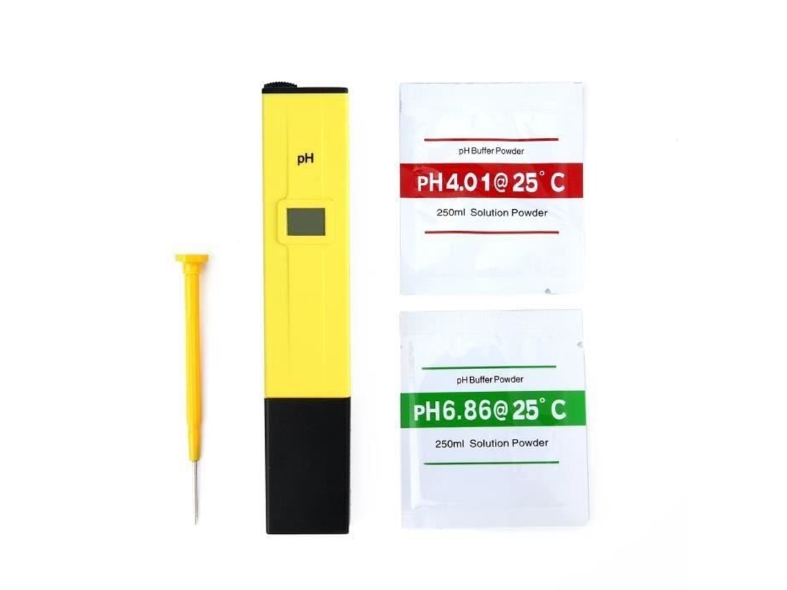Caneta de bolso hidropônica digital eletrônica testadora de pH-PH para piscina de aquário - LRNDQFEM-A0865 S/MARCA