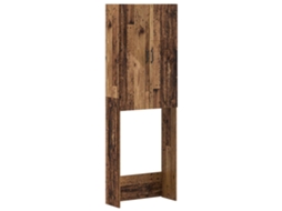 Vidaxl Armário De Banheiro Haarlem Madeira Antiga 66 X 25,5 X 190 Cm
