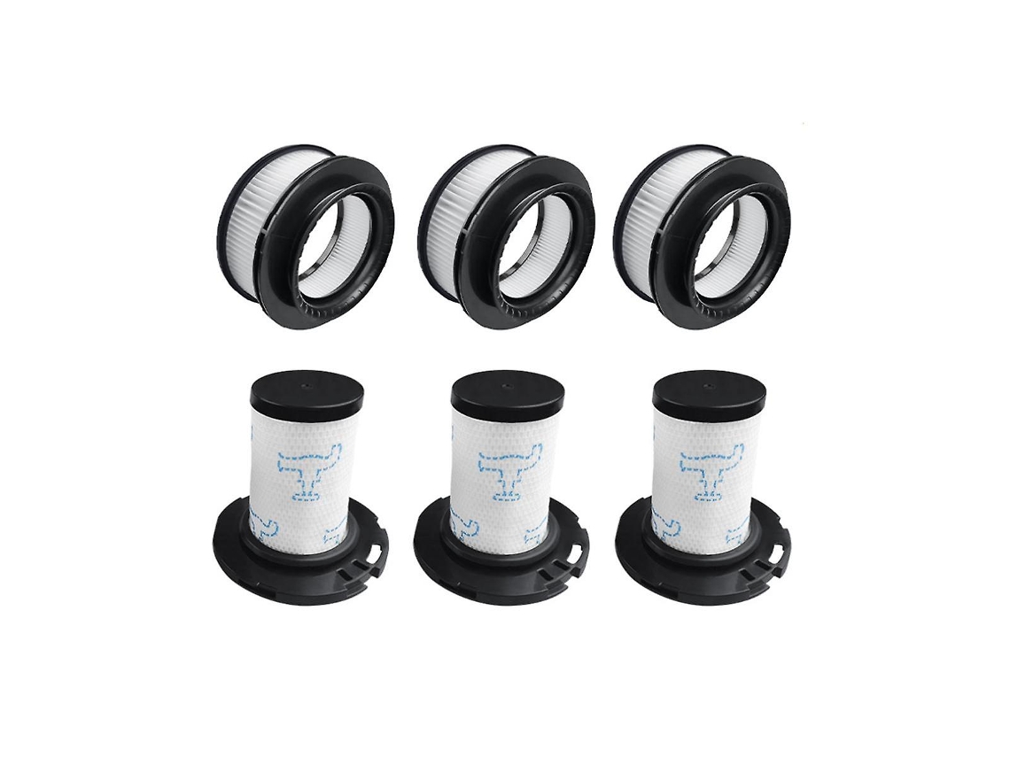 6 Filtros Hepa de Substituição para Aspiradores Pó Zr00907/zr009008/rh98xx/99xx BRILVIBERA (dianteiro e Traseiro)