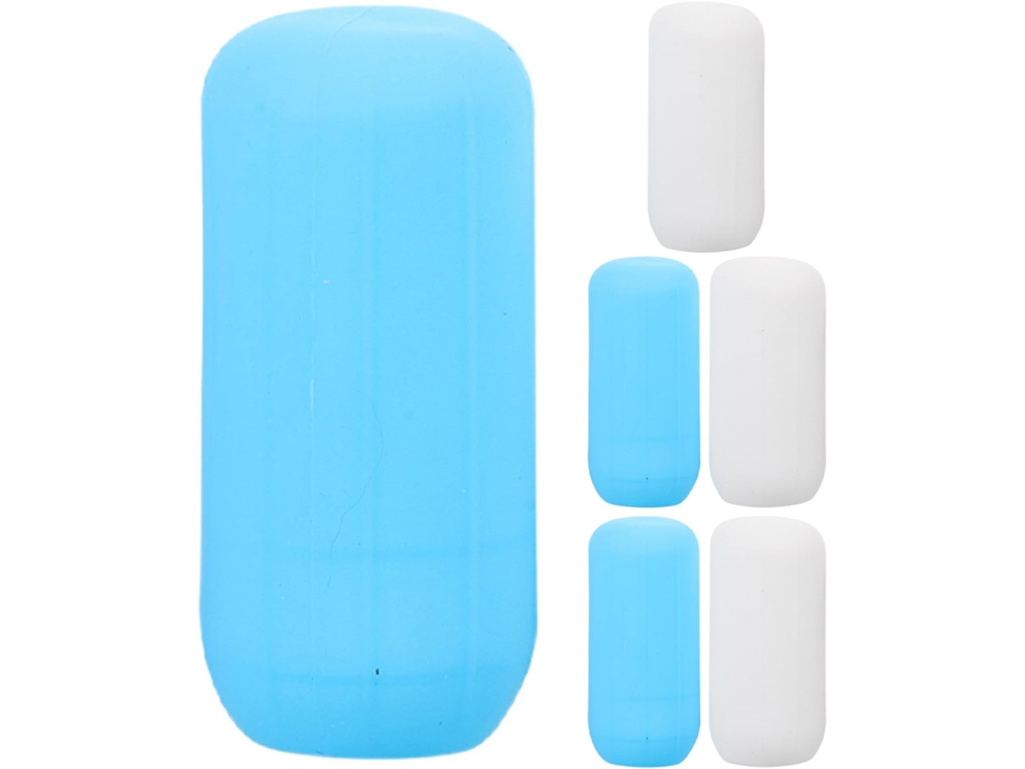 Conjunto de 6 camadas de silicone para viagem para garrafas: Camada elástica