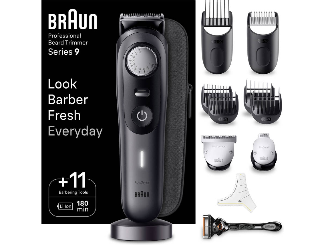 Aparador de Barba BRAUN 9 BT9441 (Autonomia 180 min)