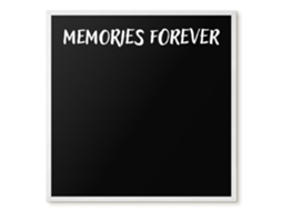Magnetic Board Memories Forever For The Living Room Espelharte (50x50 Cm)