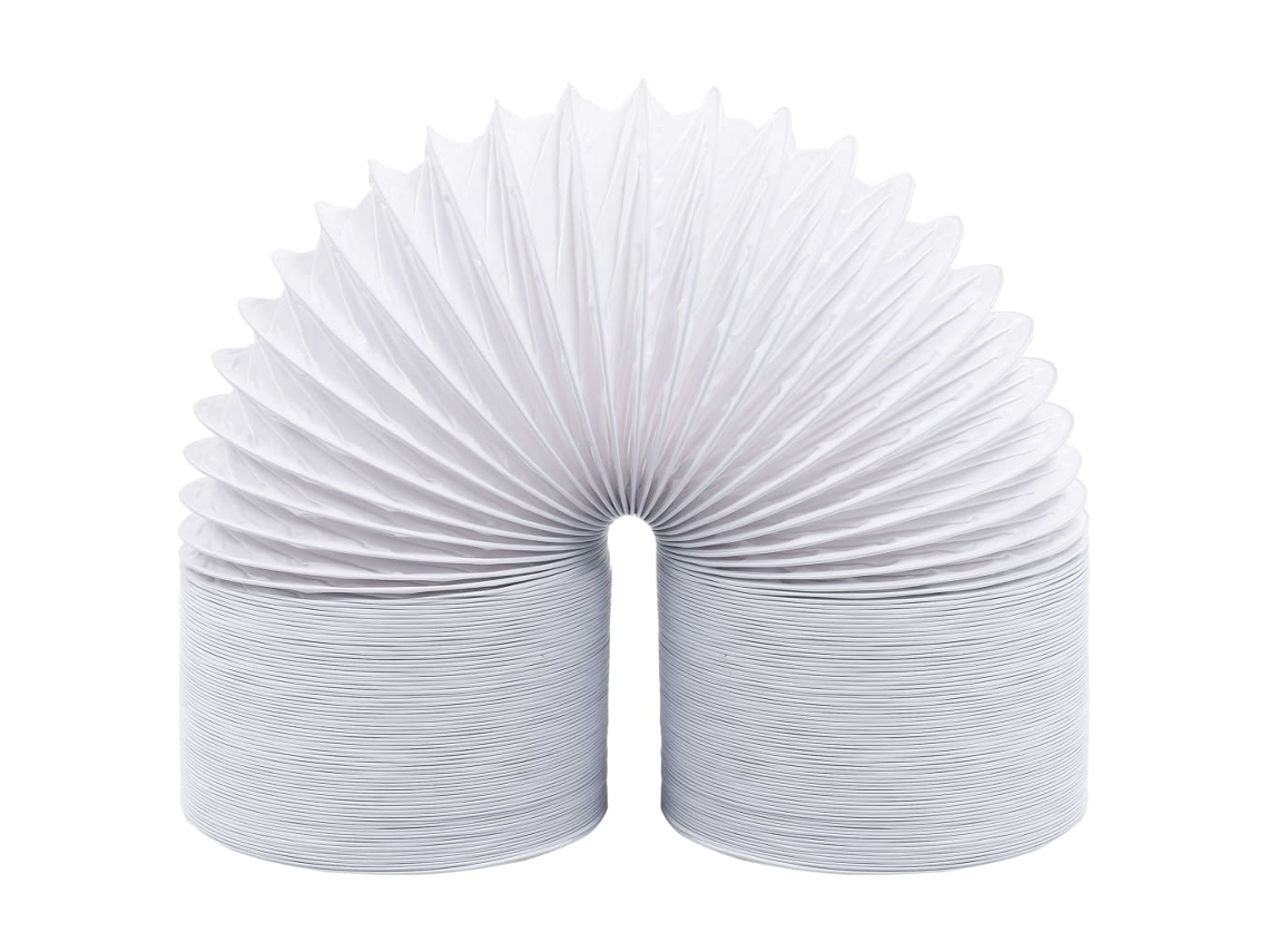 Vidaxl Tubo De Exaustão Pvc 6 M 12,5 Cm