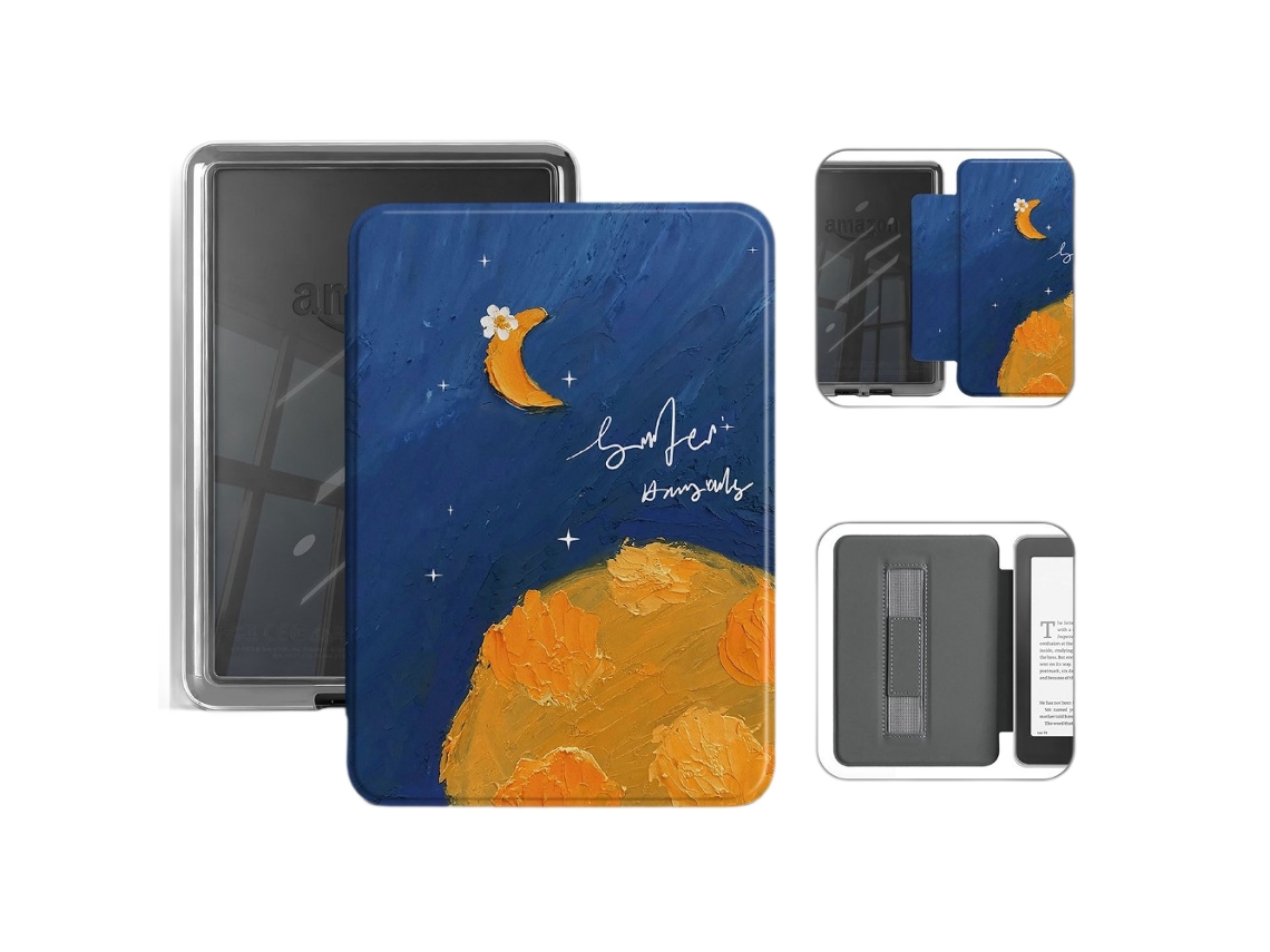 Capa Protetora De E Reader Para Kobo Clara Colour N367/clara Bw N365/clara 2e N506 6 Polegadas (lua)