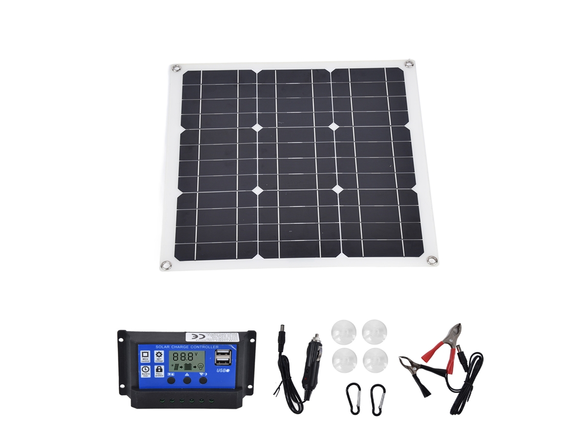 Laxiscreed Painel Solar Solarífero Dobravel 30w - Portátil Com Saída Usb De 2 Tensões