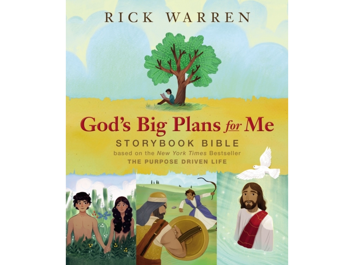 Livro Gods Big Plans for Me Storybook Bible de Rick Warren (Inglês - Capa Dura)