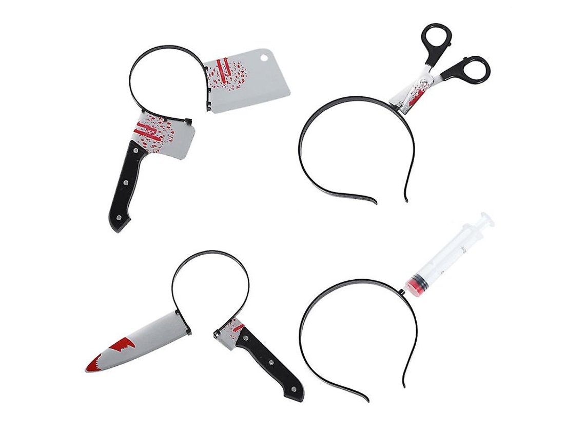 4 Peças de Halloween com Faixa de Cabeça para Decorações de Halloween ALLINLESS