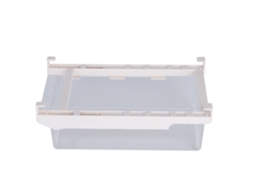 Primerox caixa de Armazenamento Extraível para Refrigerador com Ganchos Ajustável Transparente