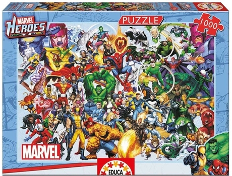 Puzzle 1000 Os Heróis Marvel