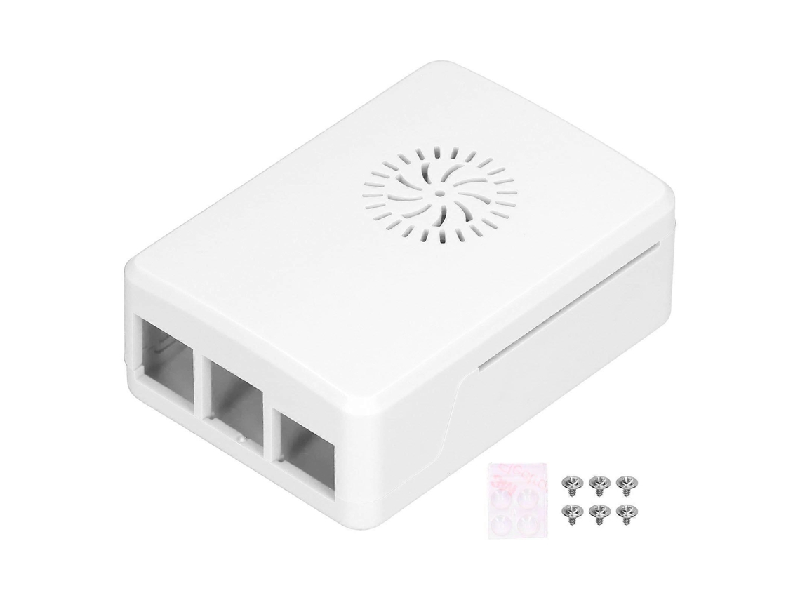 Capa Protetora Branca De Alta Qualidade Para Raspberry Pi 4b Brilvibera