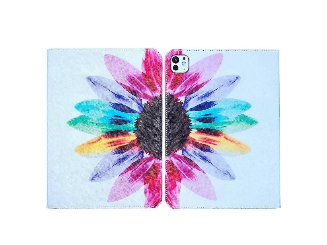 Capa de couro para tablet com design colorido Webake