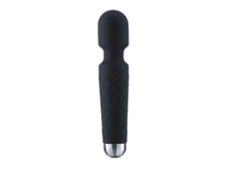 Vibrador De Varinha, Massageador Elétrico Pessoal Poderoso Para Mulheres - Massagem De Brinquedo Sexual Para Mulheres Adultas (preto)