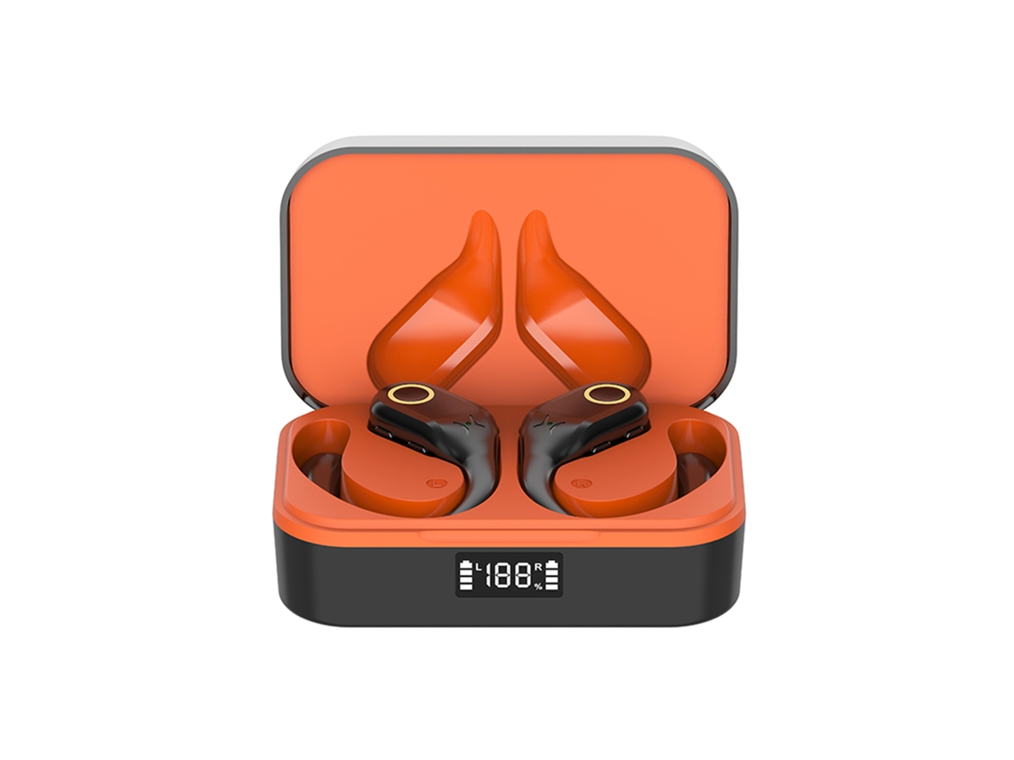 Auriculares Inalámbricos Bluetooth 5.4 Con Gancho para La Oreja, Cancelación de Ruido, Estuche de Carga Y 48 Horas de Reproducción.