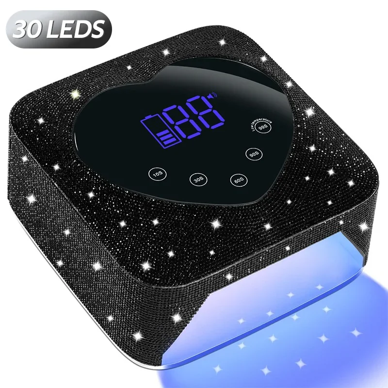 Lâmpada De Unhas De 72w Com 30 Leds, Secador De Unhas Com Difusor.