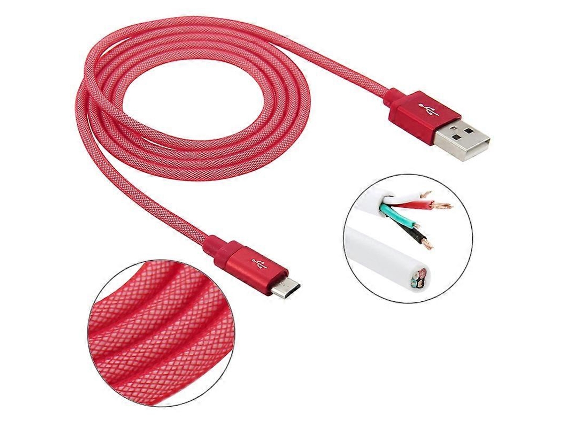 Cabo De Dados Micro Usb Para Usb De 1 M Nostalgia88 (estilo Rede)