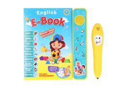 Primerox livro Falante Interativo de Aprendizado Eletrônico para Crianças com Sons e Vocabulário em Inglês