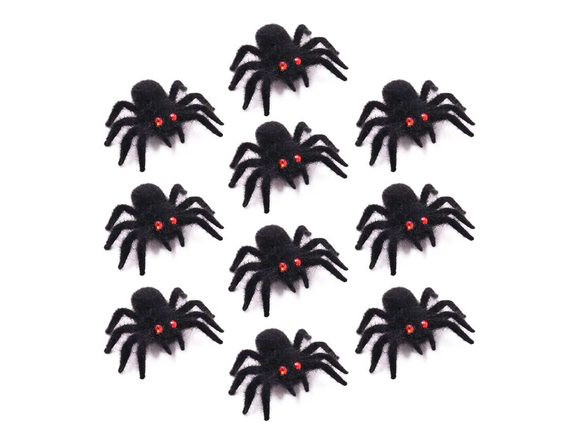 Aranha Pequena Simulada Em Bando Decoração Halloween
