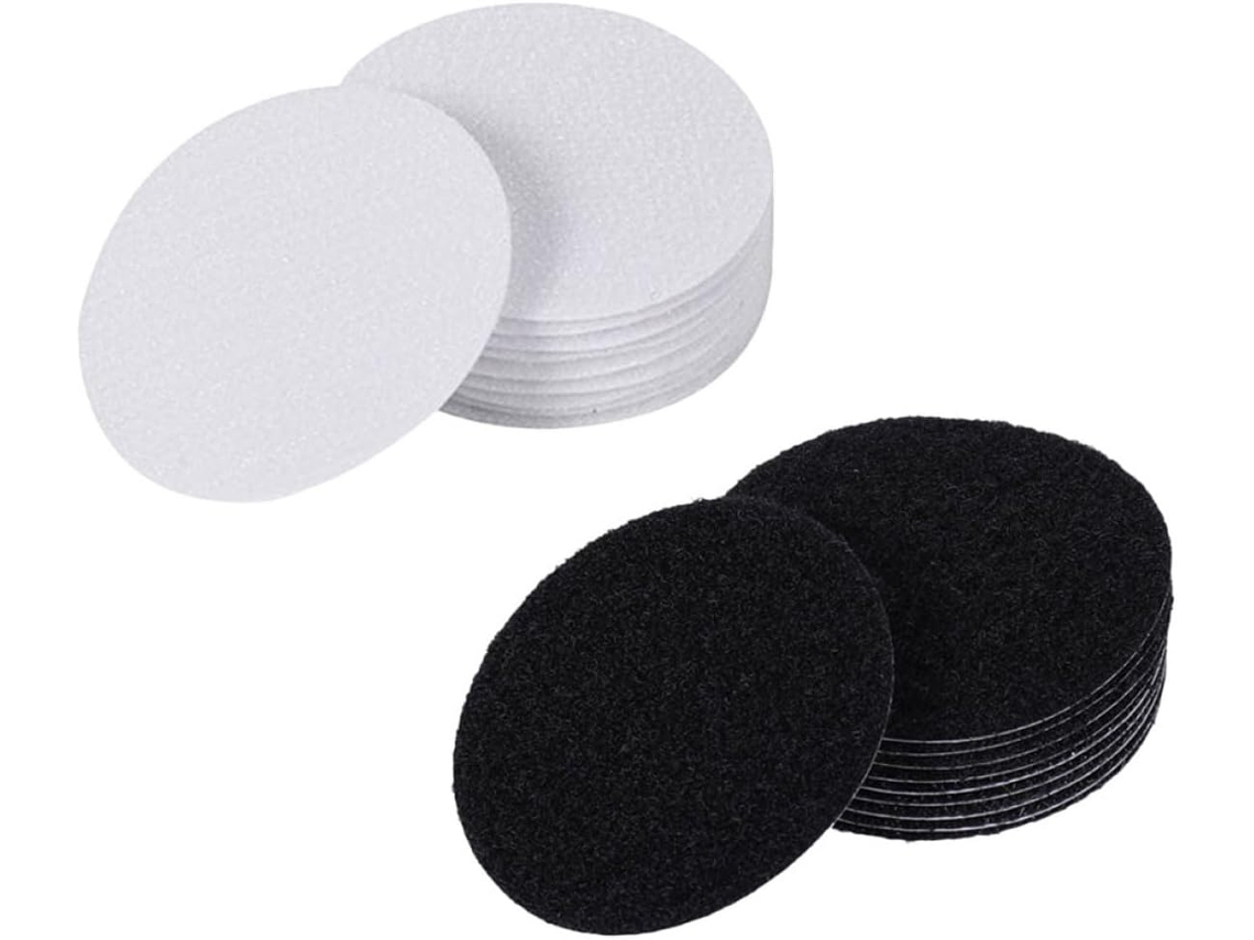 Ganchos Autoadesivos Brancos, Pacote com 20 Unidades, Feitos de Pvc e Adesivo. Aplicação Fácil Basta CHABERLU