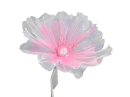 Copo com flor artificial amarela LAXISCREED