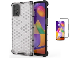 Kit Capa e Película Samsung M31S Full Cover Rumble