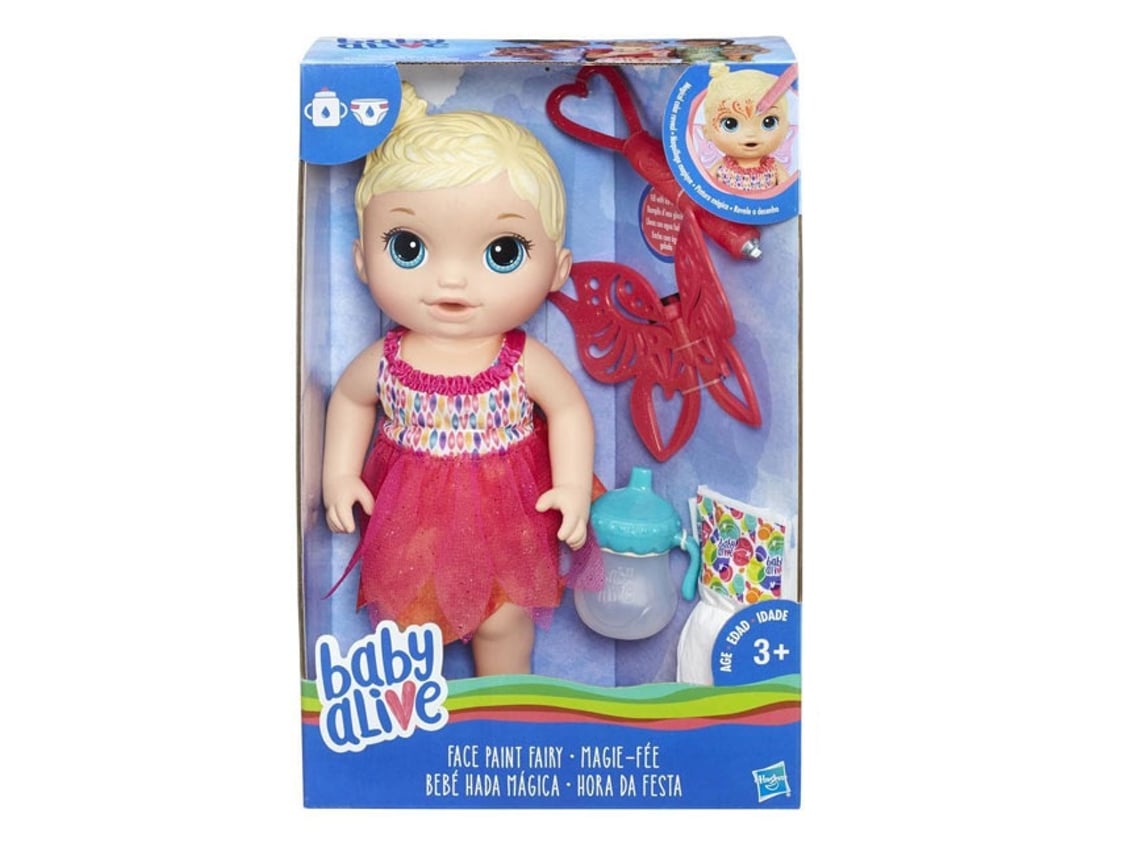 Boneca HASBRO Baby Alive Bebé Carita de Fada