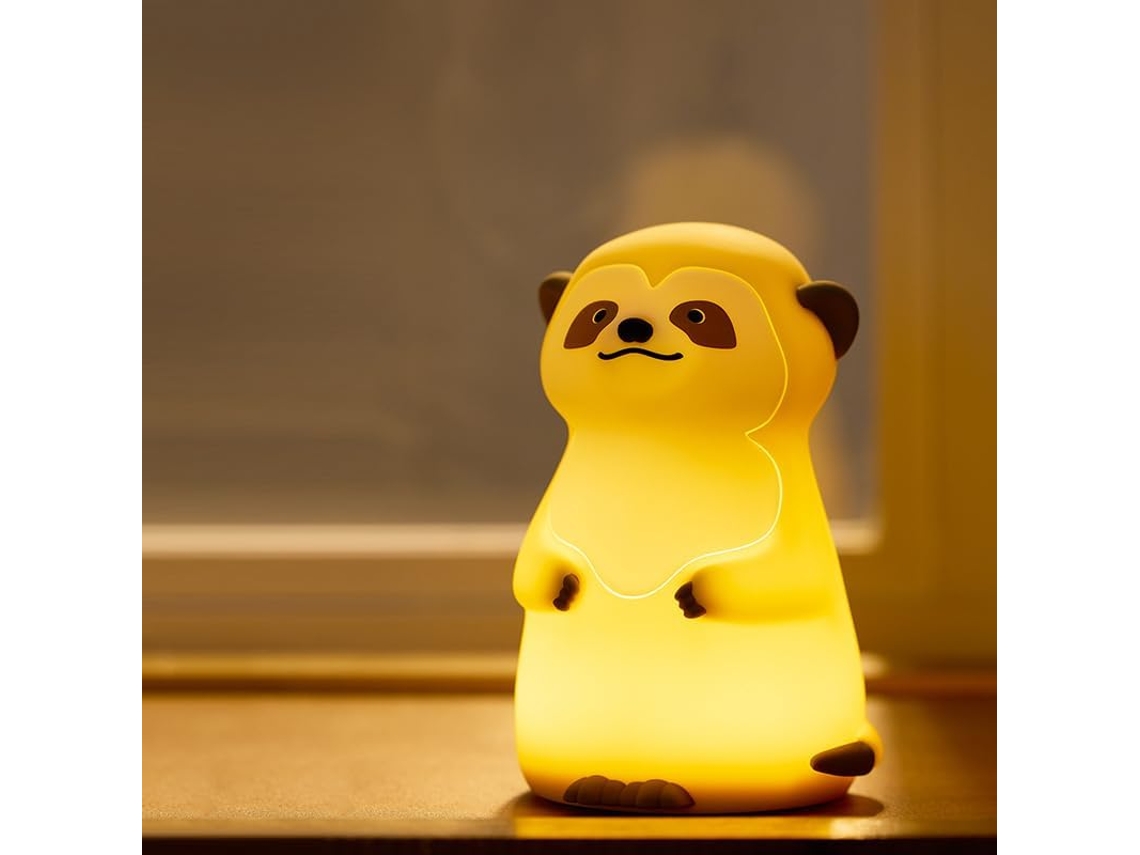 Luminária Noturna Infantil De Silicone Macio Ao Toque, Mesa Fofa,