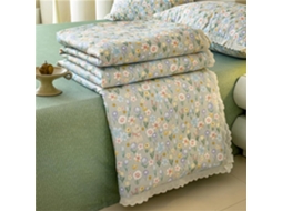 Colcha Acolchoada Fansu Capa de Cama Manta para Ar Condicionado Edredom Conjunto 100% Algodão Sofá com Estampa
