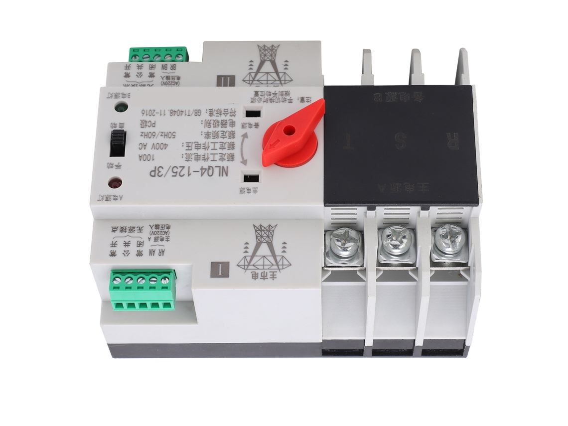 Laxiscreed Interruptor Automático De Comutação Dual 400v 100a Para Montagem Em Carril