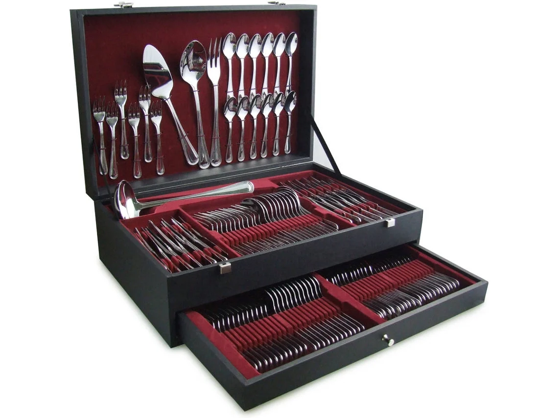 Faqueiro UTILINOX Canárias (Aço Inoxidável - 130 Peças)