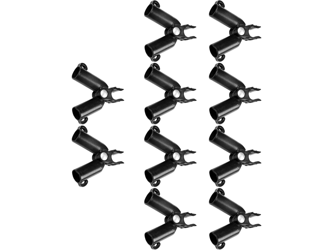 Conectores De Tubo Plástico Ajustáveis 0 A 70°, Conjunto 10 Peças