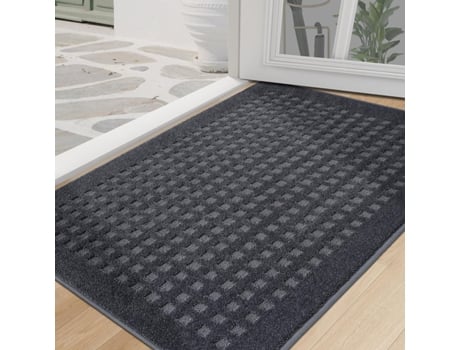 Capacho Anti-sujeira 90x120 Cm, Tapete Antiderrapante Para Áreas Internas, Lavável À Máquina, Capacho Para Porta De Cachorro, Tapete De Boas-vindas Ab