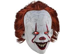 Máscara De Palhaço Assustador It Com Led, Acessório De Fantasia De Halloween, Decoração De Cosplay