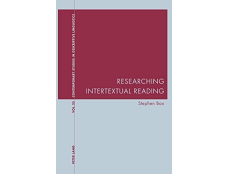 Livro Researching Intertextual Reading Contemporary Studies in Descriptive Linguistics de Stephen Bax (Inglês)
