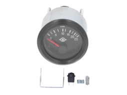 Medidor de Pressão de Óleo 0.25bar 52mm com Luz LED para Carros e Barcos 12v