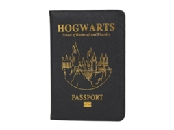 Porta-passaporte Harry Potter, Hogwarts Preto