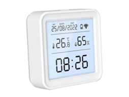 Termômetro E Higrômetro Inteligentes Com Sensor De Temperatura E Umidade Via Wi-fi, Compatíveis Com O Google Assistente E Com Função De Alerta (2