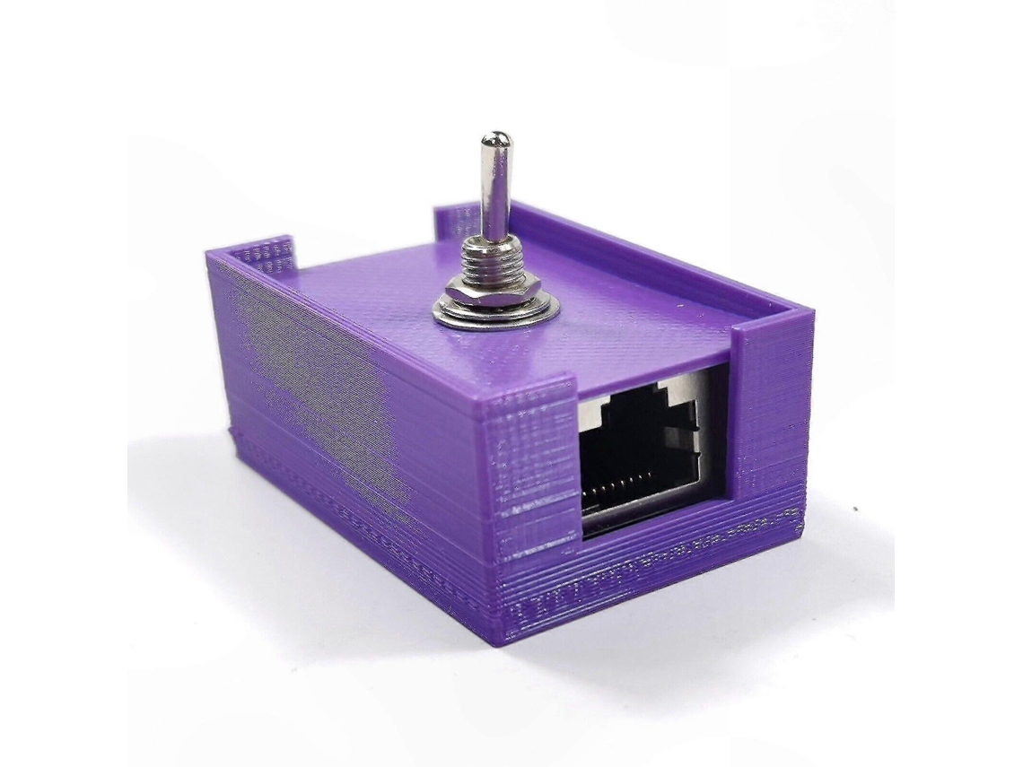 Cabo De Par Trançado Rj45 Com Switch E Caixa Para Rede-aquaforge