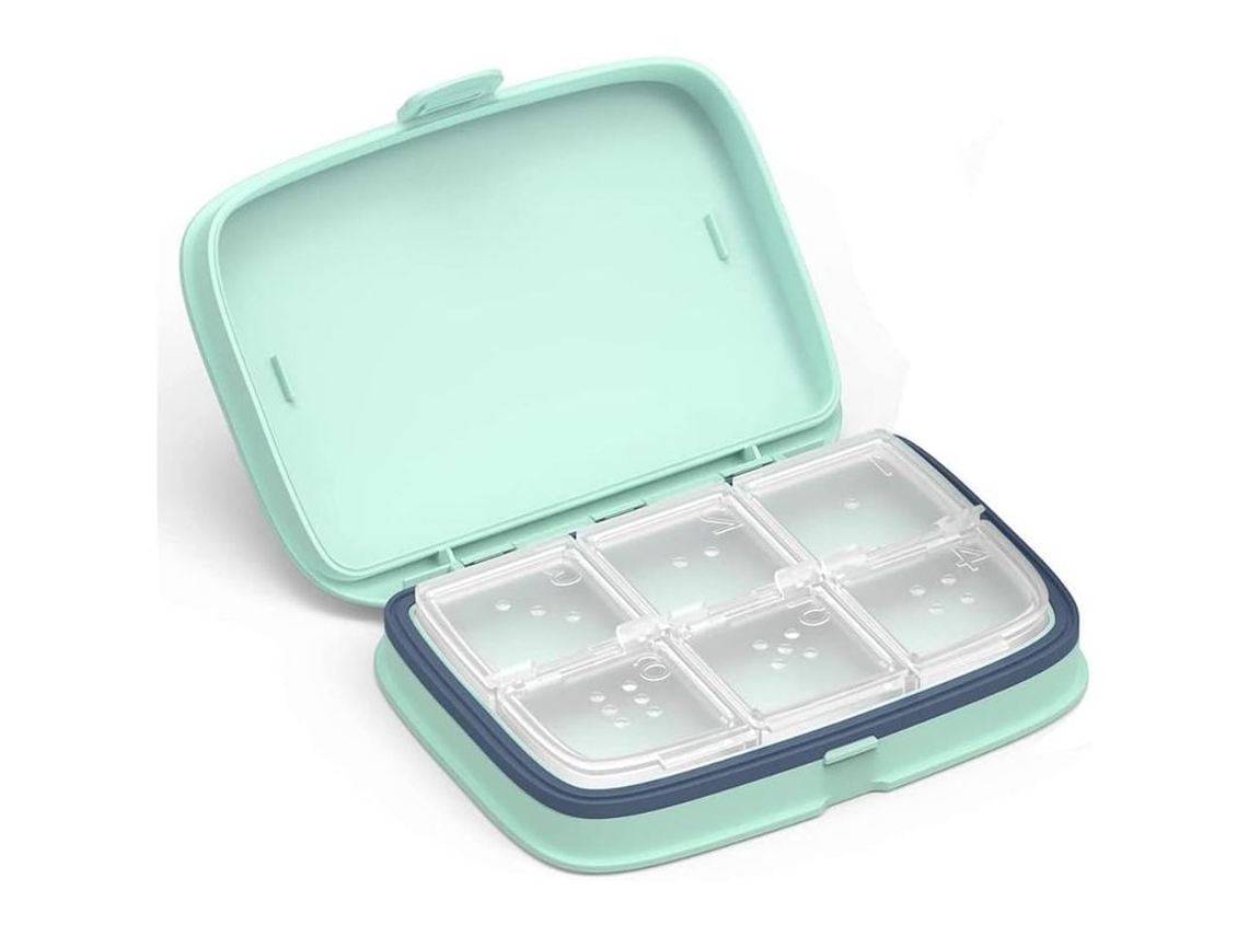 Organizador Diário De Pastilhas Portátil Contenedor De Medicamentos Para Viagens