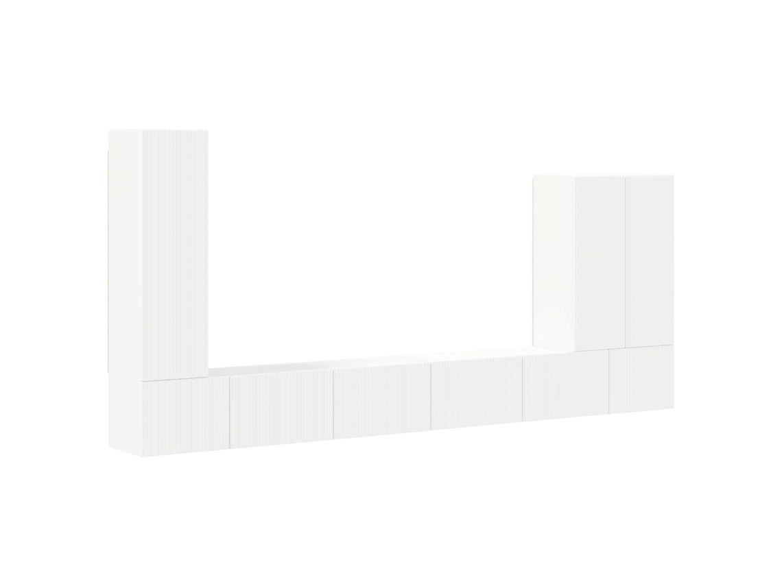 Conjunto de 6 peças de parede brancas MAISON EXCLUSIVE