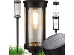 Lâmpada De Led Com Célula Solar, Branco Quente, Para Iluminação E Decoração Exterior Conforme As Características Indicadas