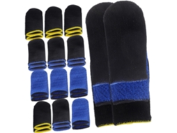 Gadpiparty Kit Com 30 Pares De Protetores Dedo Para Jogos, Antitranspirantes E Compatíveis Com Telas Sensíveis Ao Toque