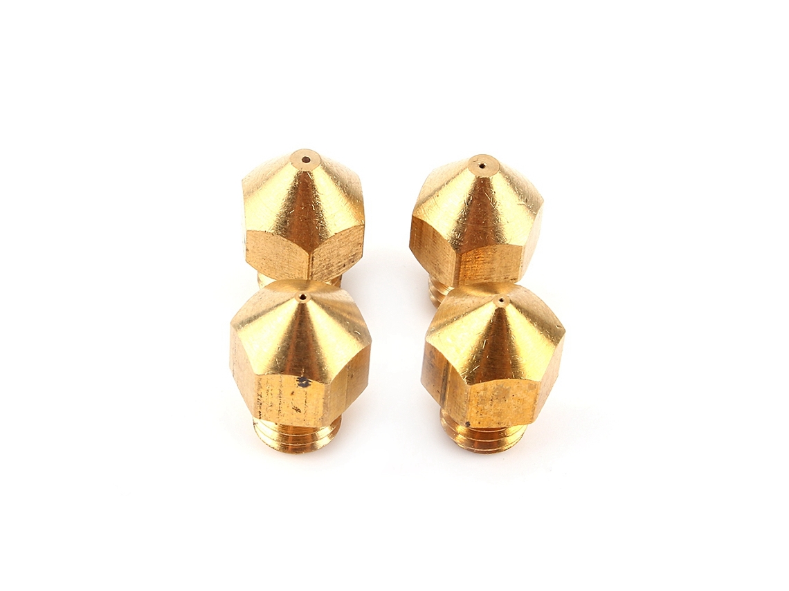 Conjunto de 4 extrusoras básicas de 0,2, 0,3, 0,4 e 0,5 mm para impressora 3D Makerbot-Aquaforge