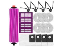 Escova Lateral Principal, Panos De Limpeza, Filtros E Sacos De Pó Para Aspirador Robô Eureka J15 Evo Ultra Com Esvaziamento Automático (19 Peças)